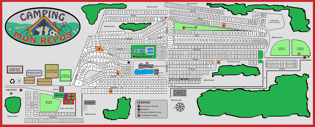 Campground map